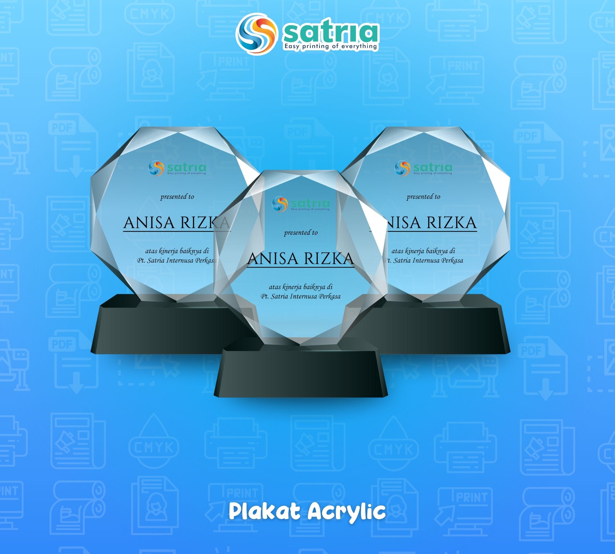 PLAKAT AKRILIK